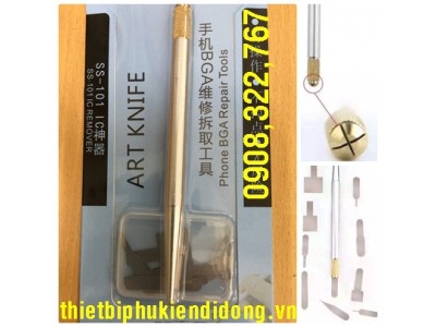 BỘ DAO THÁO GỠ IC SS-101 (10 Kiểu Lưỡi DAO TRONG 1 )